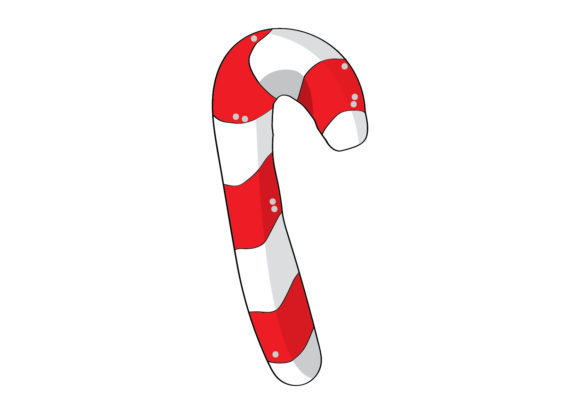 Christmas Candy Cone Illustrations
