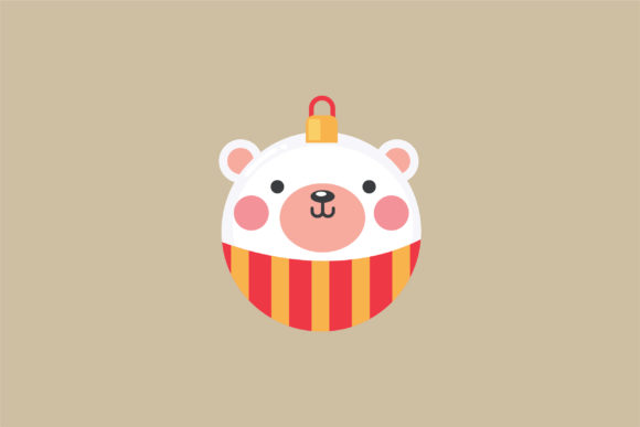 Christmas Decoration Character Lights Illustrations