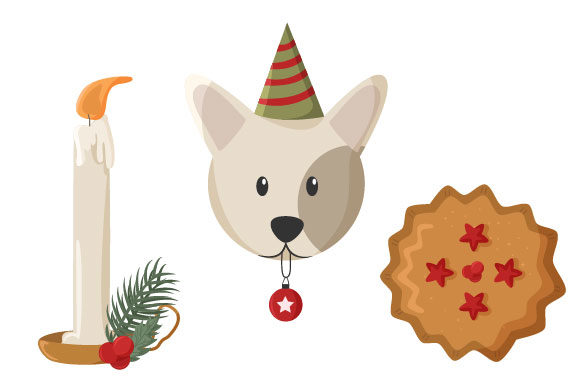Christmas Illustration Vector: A Festive Graphic Design Asset