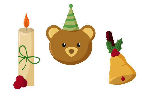 Christmas Object Illustration Bundle