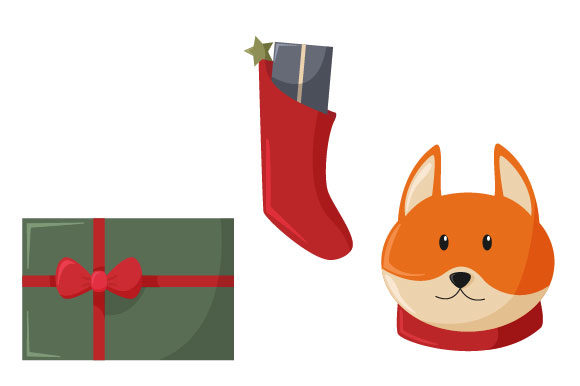 Christmas Object Vector Set for Seasonal Design