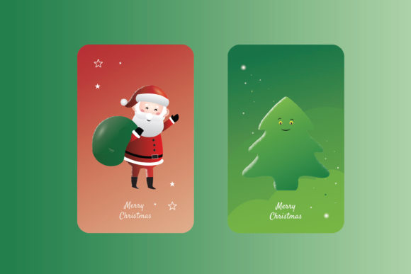 Christmas Santa and Tree