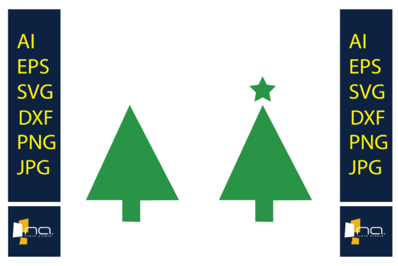Christmas Tree Star Green Illustrations