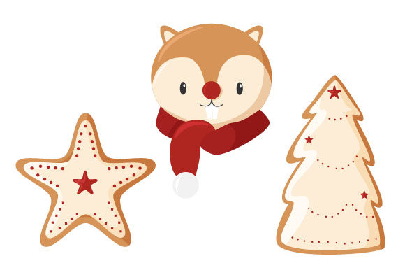 Christmas Vector Art Set for Editorial and Web Design