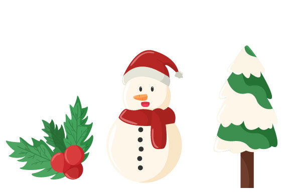 Christmas Vector Illustration Set