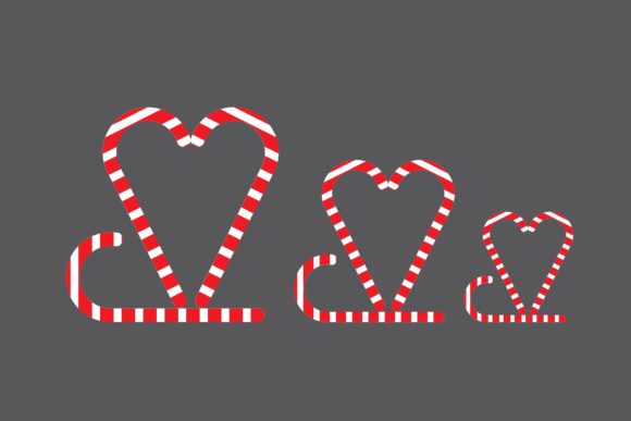Christmas with Candy Cane Illustrations