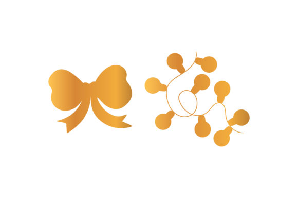 Ribbon Light Christmas Illustrations